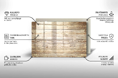 Dessous bougie funéraire Planches de bois