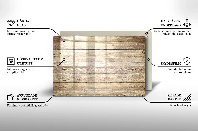 Dessous bougie funéraire Planches de bois