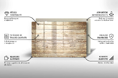 Dessous bougie funéraire Planches de bois