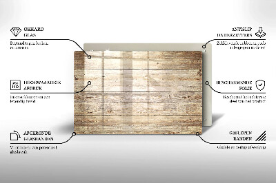 Dessous bougie funéraire Planches de bois