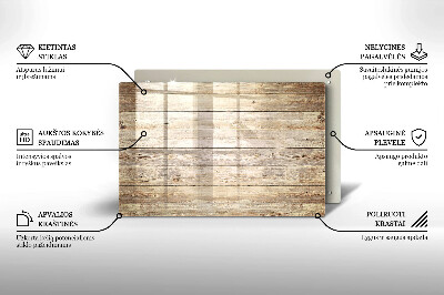 Dessous bougie funéraire Planches de bois