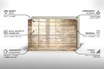 Dessous bougie funéraire Planches de bois