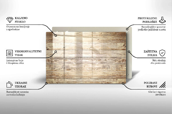 Dessous bougie funéraire Planches de bois