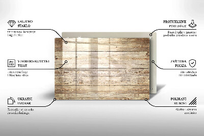 Dessous bougie funéraire Planches de bois