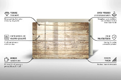 Dessous bougie funéraire Planches de bois