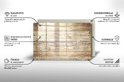 Dessous bougie funéraire Planches de bois