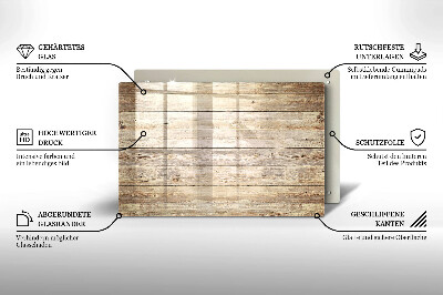 Dessous bougie funéraire Planches de bois