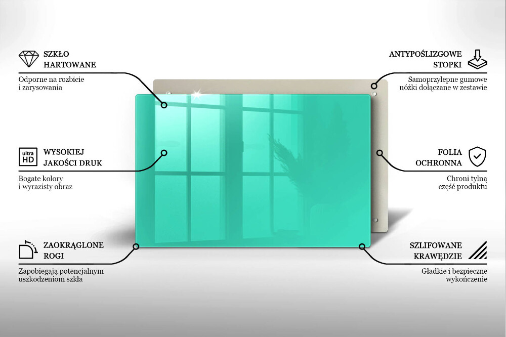 Dessous de verre pour bougies funéraires Couleur vert