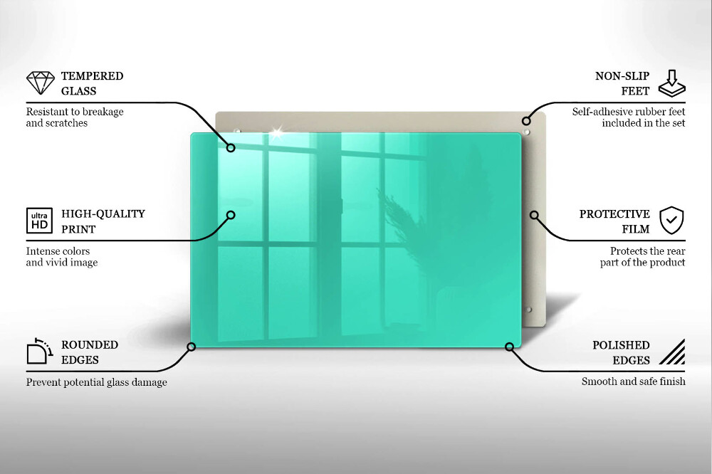 Dessous de verre pour bougies funéraires Couleur vert