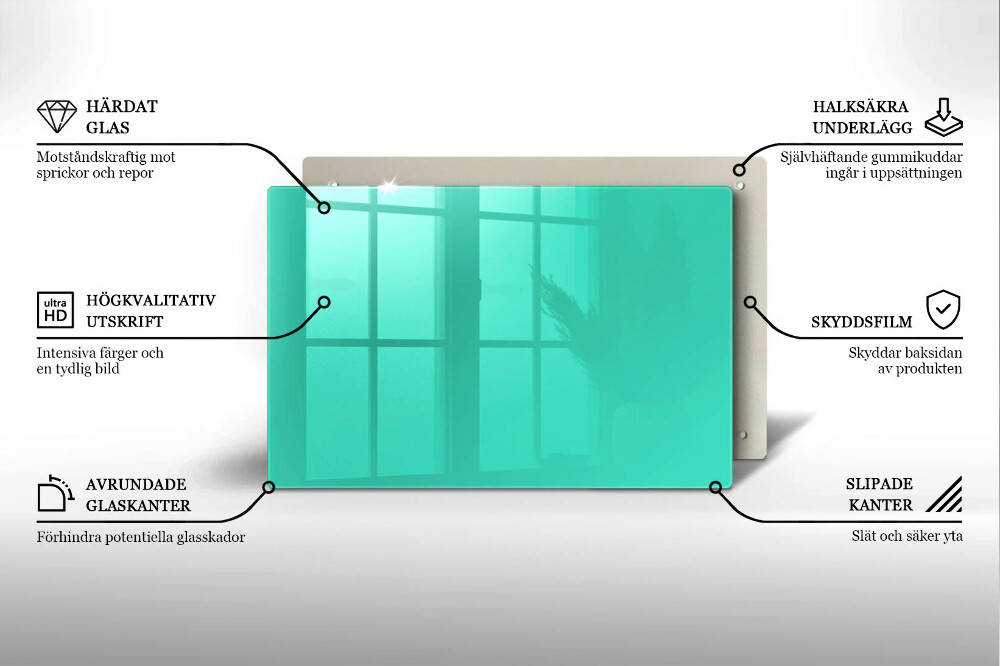 Dessous de verre pour bougies funéraires Couleur vert