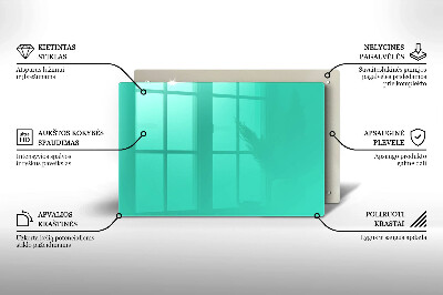 Dessous de verre pour bougies funéraires Couleur vert