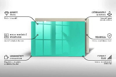 Dessous de verre pour bougies funéraires Couleur vert