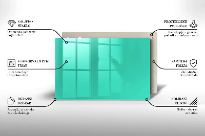 Dessous de verre pour bougies funéraires Couleur vert