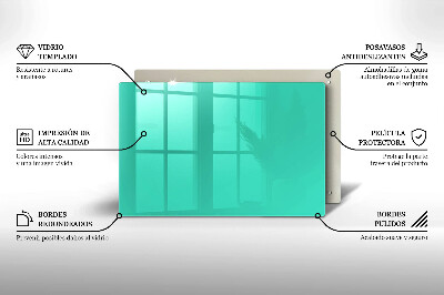 Dessous de verre pour bougies funéraires Couleur vert