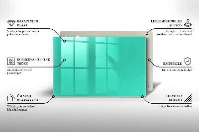 Dessous de verre pour bougies funéraires Couleur vert