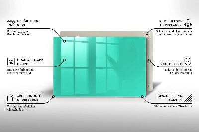 Dessous de verre pour bougies funéraires Couleur vert