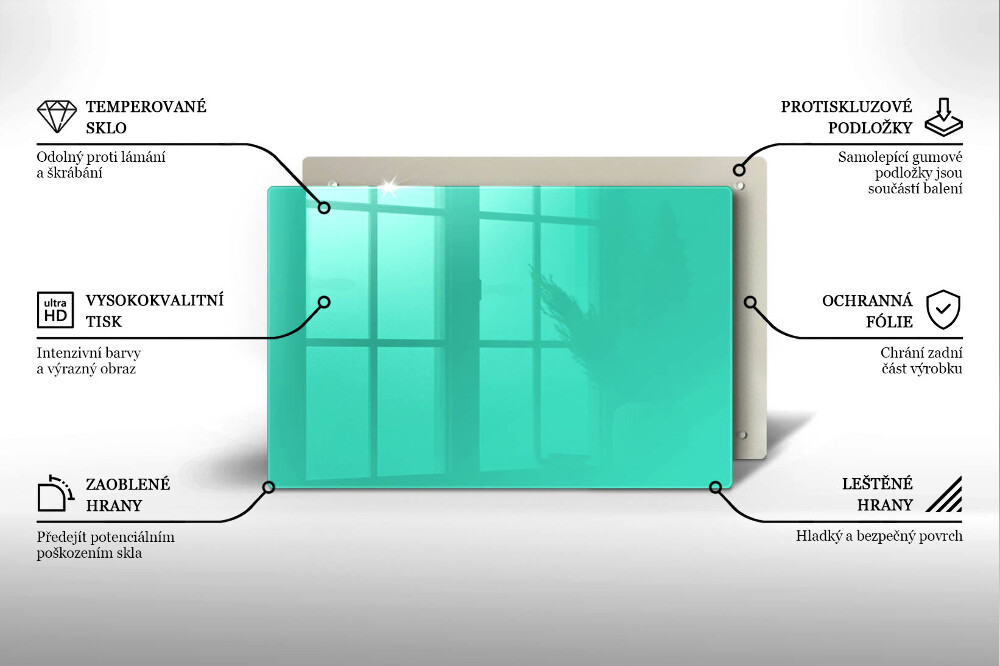 Dessous de verre pour bougies funéraires Couleur vert