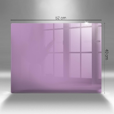 Plaque en verre pour lanterne funéraire Violet