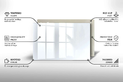 Dessous de verre pour bougies funéraires Couleur blanc