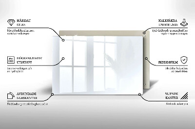 Dessous de verre pour bougies funéraires Couleur blanc