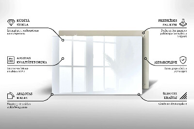 Dessous de verre pour bougies funéraires Couleur blanc