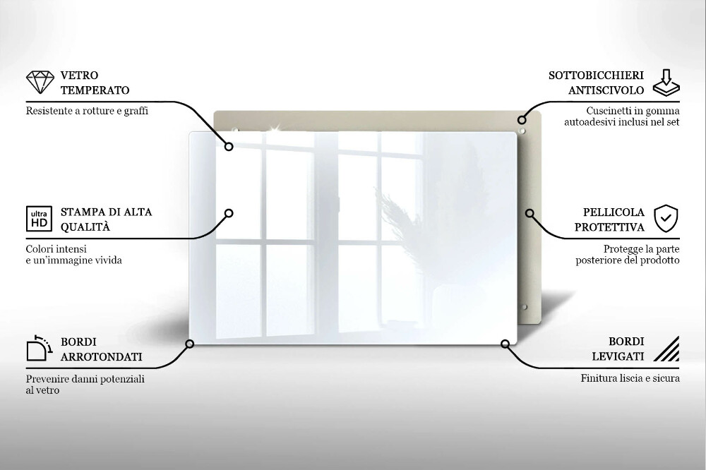 Dessous de verre pour bougies funéraires Couleur blanc