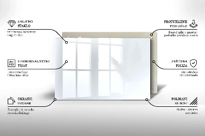 Dessous de verre pour bougies funéraires Couleur blanc