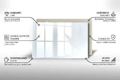 Dessous de verre pour bougies funéraires Couleur blanc