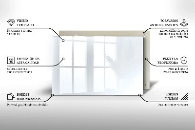 Dessous de verre pour bougies funéraires Couleur blanc