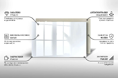 Dessous de verre pour bougies funéraires Couleur blanc