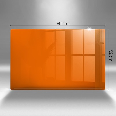 Plaque en verre pour lanterne funéraire Couleur orange