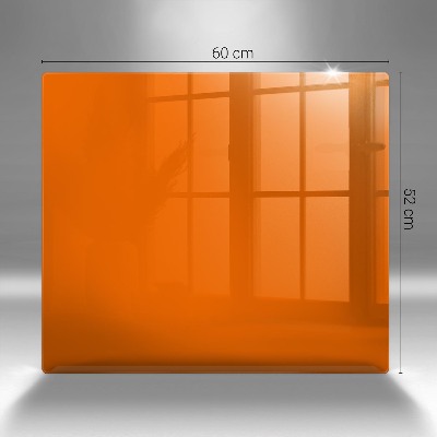 Plaque en verre pour lanterne funéraire Couleur orange