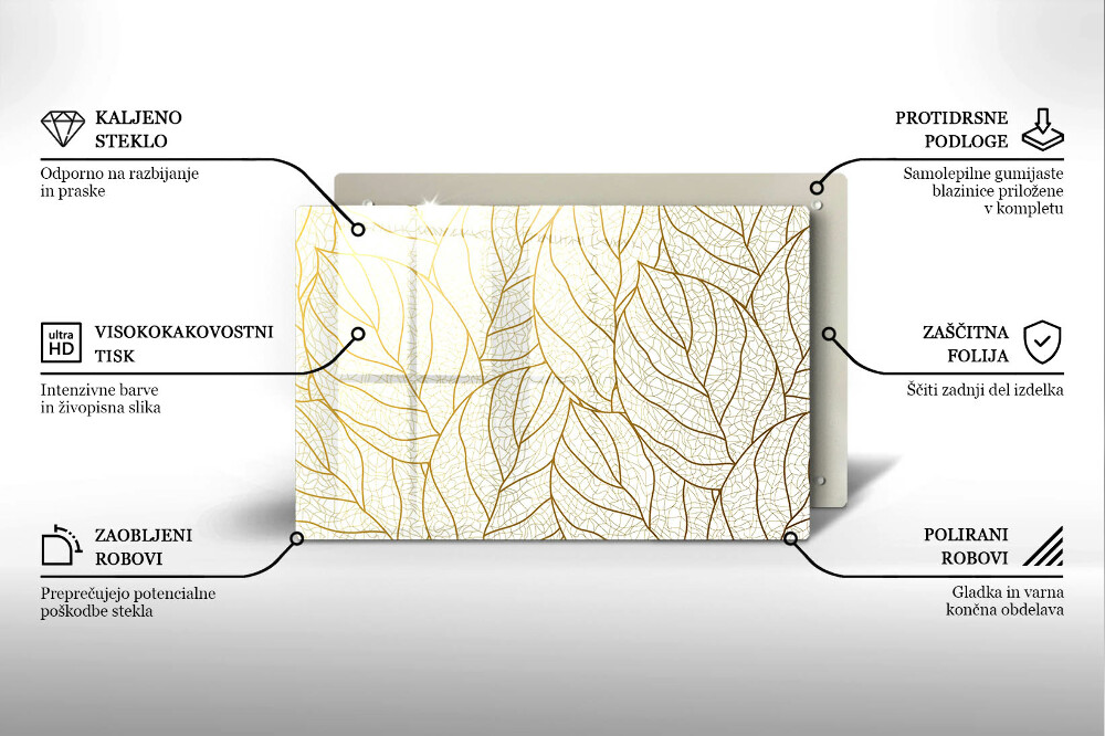 Dessous bougie funéraire Modèle de feuilles de dessin au trait