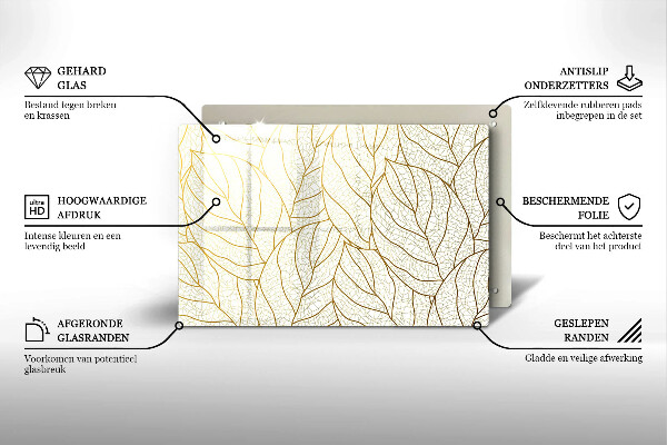Dessous bougie funéraire Modèle de feuilles de dessin au trait