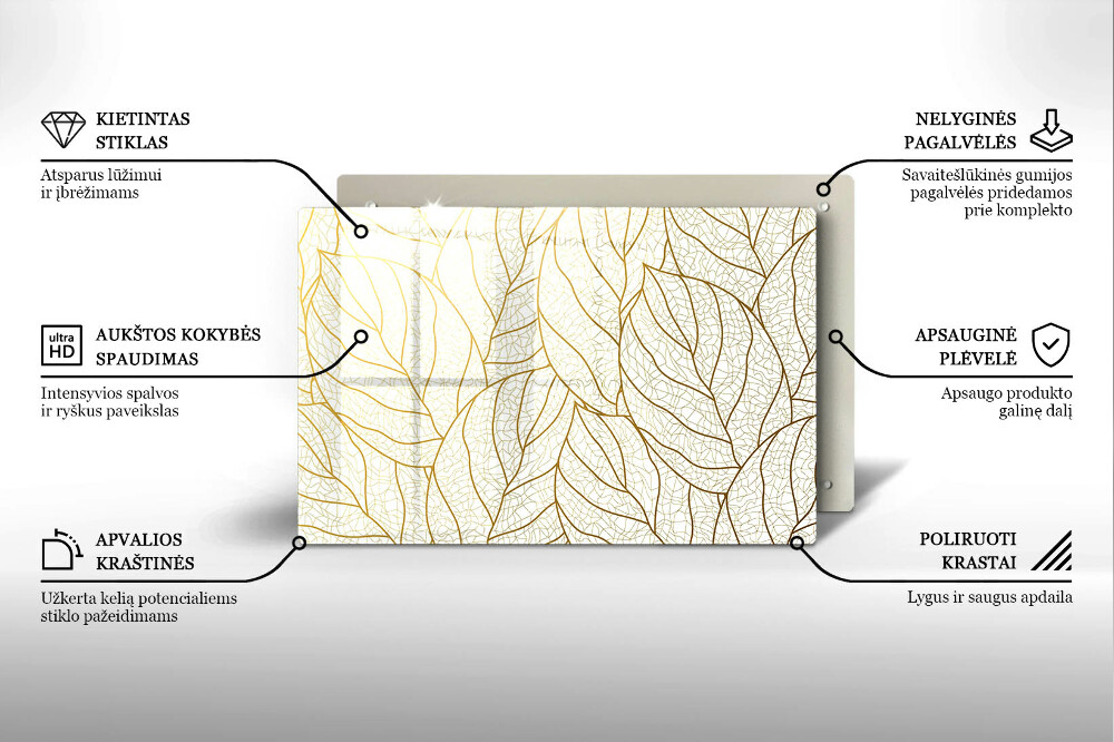 Dessous bougie funéraire Modèle de feuilles de dessin au trait