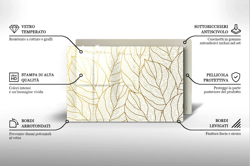 Dessous bougie funéraire Modèle de feuilles de dessin au trait