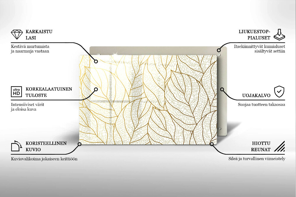 Dessous bougie funéraire Modèle de feuilles de dessin au trait