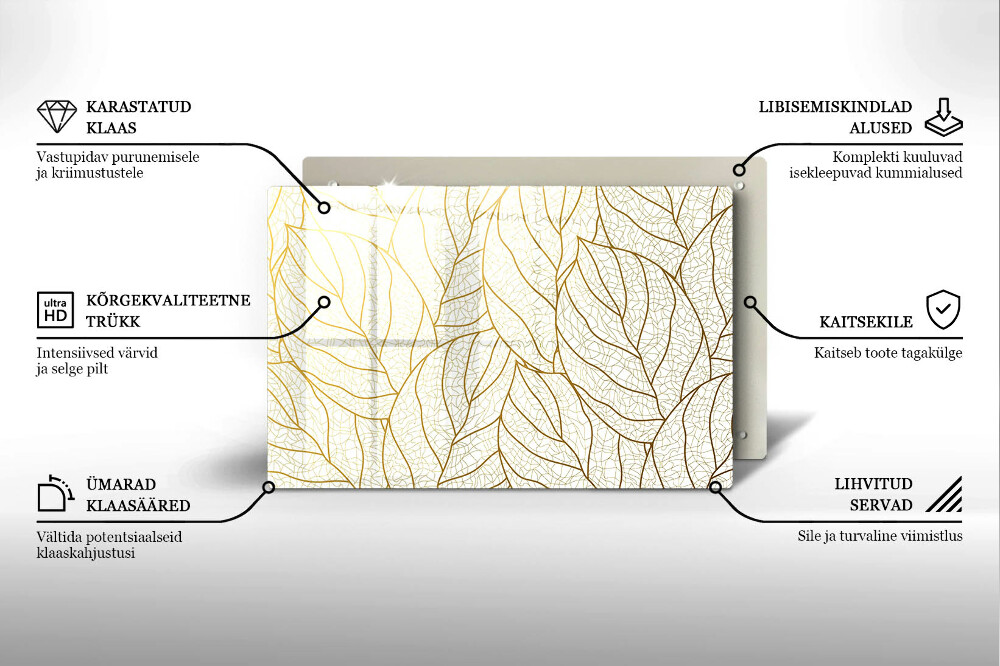 Dessous bougie funéraire Modèle de feuilles de dessin au trait