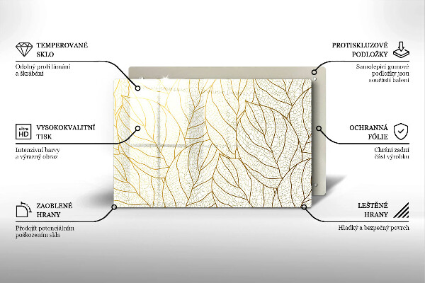 Dessous bougie funéraire Modèle de feuilles de dessin au trait