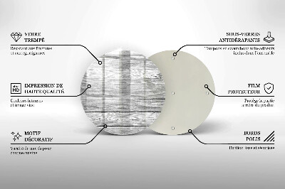 Dessous de bougie Vieilles planches de bois