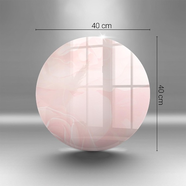 Dessous de bougie funéraire Fond de roses pastel