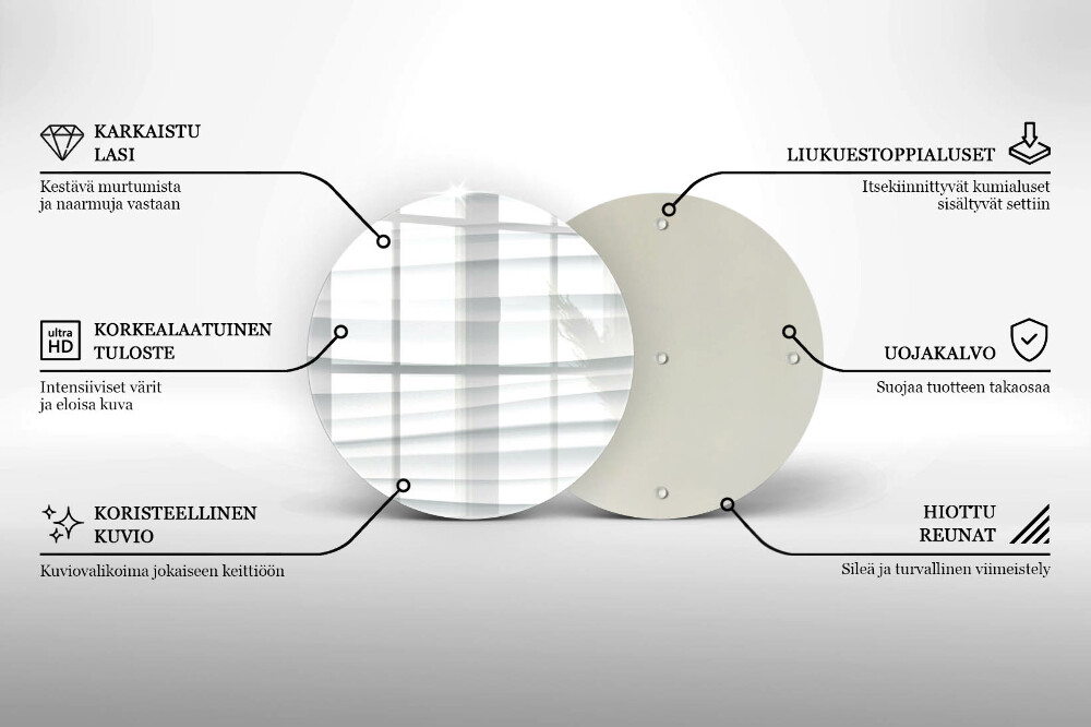 Dessous de bougie Structure moderne