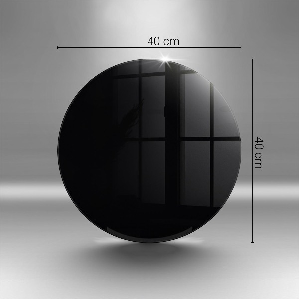 Dessous de bougie funéraire Couleur : noir