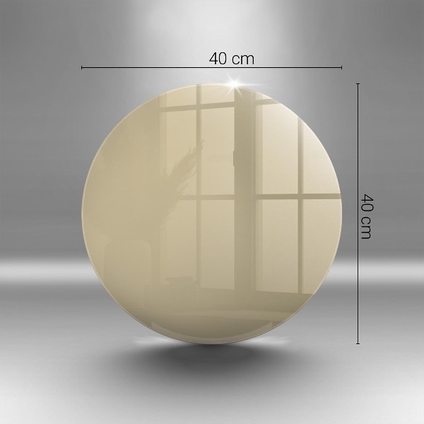 Dessous bougie Couleur beige