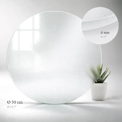 Plateau pour table rond Semi-transparent