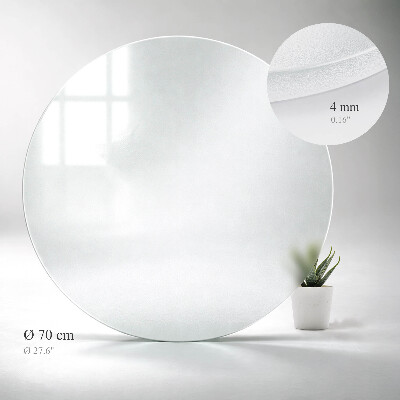 Plateau pour table rond Semi-transparent
