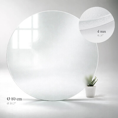 Plateau pour table rond Semi-transparent