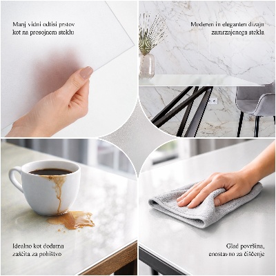 Plateau pour table rond Semi-transparent