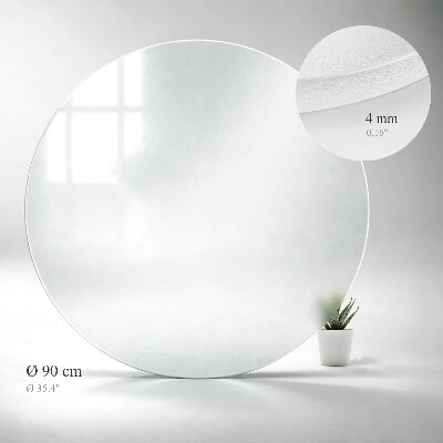 Plateau pour table rond Semi-transparent