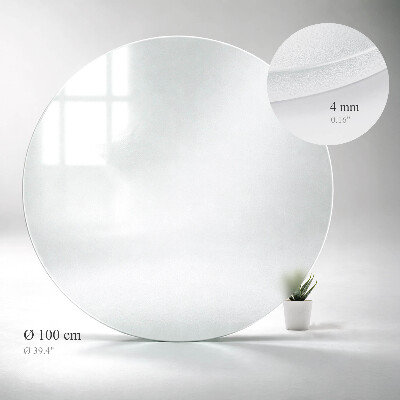 Plateau pour table rond Semi-transparent